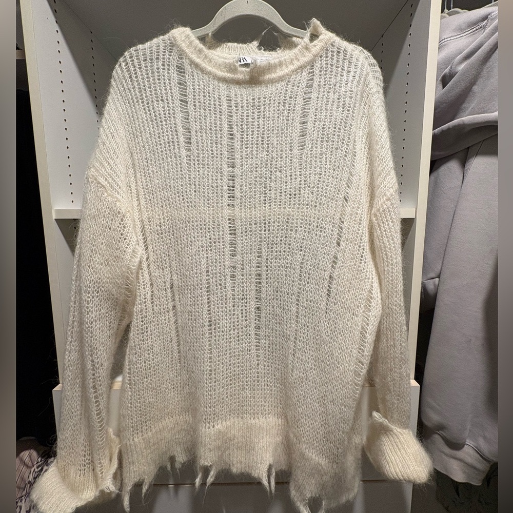 Zara sweater, cardigan Alpaca